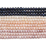 6-7mm Freshwater Pearl Spacer Beads for Jewelry Making