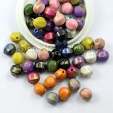 100pcs Watermelon Shape Acrylic Beads, DIY Jewelry Accessory 13mm