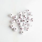 Heart-Shaped Wood Bead Dandelion Necklace Bracelet Holiday Decor