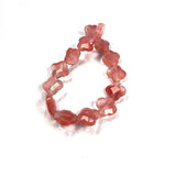 14Pcs Natural Stone Beads Semi-precious Flower Loose Beads DIY Jewelry