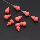 20Pcs Natural Pink Coral Pendant Gourd Beads DIY Jewelry Making