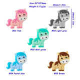 10Pcs Mini Horse Silicone Beads DIY Necklace Accessories Baby Molar Toys