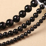 4-20mm Round Faceted Agates Beads For Jewelry Making 15''