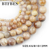 Sun Stone Natural Stone Beads Round Ball 4-12mm Loose Beads for Jewelry