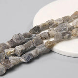 Natural Labradorite Nugget Beads Rough Raw Gravel for Jewelry Making