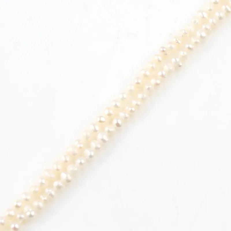 2.5-3mm Freshwater Pearl Beads Round Pearls Jewelry Making DIY 15''