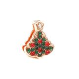 10Pcs 10mm Christmas Charm Slide Beads Fits Mesh Bracelet Making