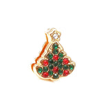 10Pcs 10mm Christmas Charm Slide Beads Fits Mesh Bracelet Making