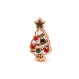 10Pcs 10mm Christmas Charm Slide Beads Fits Mesh Bracelet Making