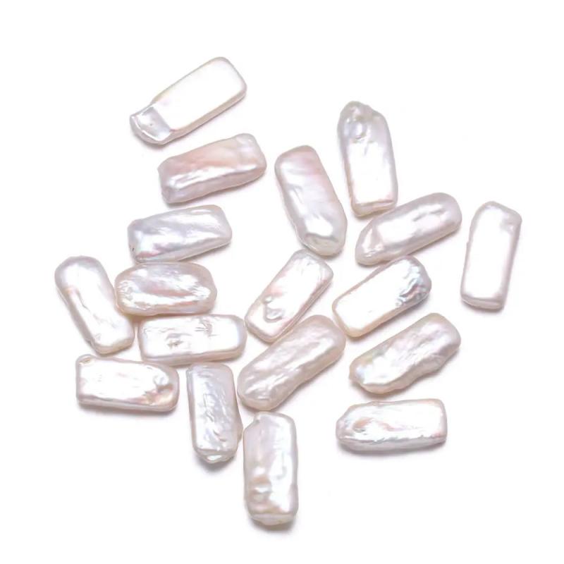 Freshwater Pearl AA+ Rectangle Pendant Beads for DIY Jewelry Making