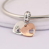 Women Bracelet Bangle Dangle Bead Charm DIY Jewelry