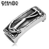 Stainless Steel Anchor Charm Beads for Leather Bracelets
