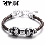 5pcs Stainless Steel Leopard Beads 6mm Big Hole DIY Charm Beads for Bracelet