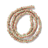 3 Strands Lampwork Beads Loose Column Spacer Beads DIY Jewelry Making