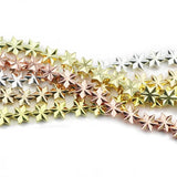 Hexagram Hematite Spacer Beads 55pcs 7MM for DIY Bracelet