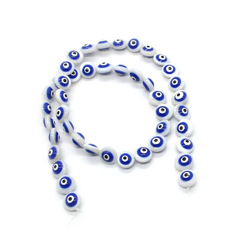 9mm Shell Round Double-sided Eye Beads DIY Jewelry Devil's Eye