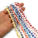 9mm Shell Round Double-sided Eye Beads DIY Jewelry Devil's Eye