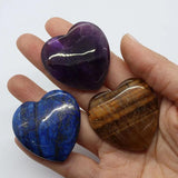 Natural Stone Peach Heart Loose Bead for DIY Jewelry