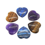 Natural Stone Peach Heart Loose Bead for DIY Jewelry