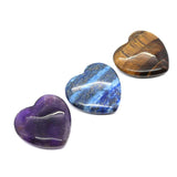 Natural Stone Peach Heart Loose Bead for DIY Jewelry