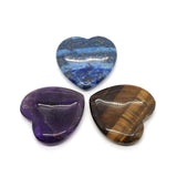 Natural Stone Peach Heart Loose Bead for DIY Jewelry