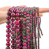 Green Purple Persian Jade Charm Beads Natural Stone for Jewelry Making