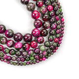 Green Purple Persian Jade Charm Beads Natural Stone for Jewelry Making