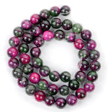 Green Purple Persian Jade Charm Beads Natural Stone for Jewelry Making