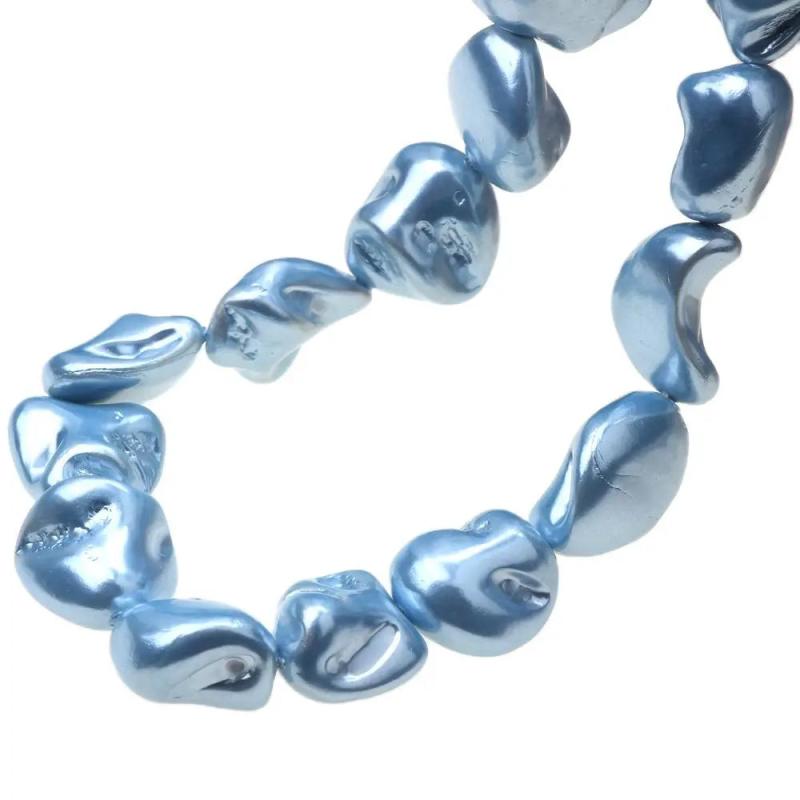 6PCS Natural Irregular Shape Chip Freshwater Pearl Loose Spacer Beads
