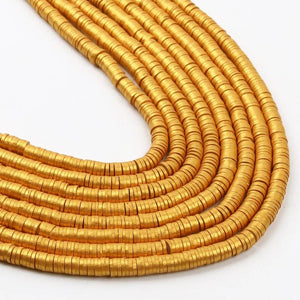 6mm Flat Round Polymer Clay Beads for Jewelry Making DIY Bracelet