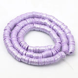 6mm Flat Round Polymer Clay Beads for Jewelry Making DIY Bracelet