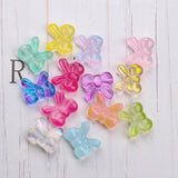 20pcs Bow Tie Shape Czech Glass Lampwork Beads 16x14mm