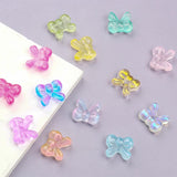 20pcs Bow Tie Shape Czech Glass Lampwork Beads 16x14mm