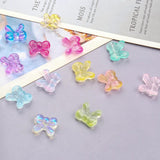 20pcs Bow Tie Shape Czech Glass Lampwork Beads 16x14mm