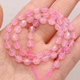 Rose Quartz Faceted Round Beads 6mm for DIY Jewelry Making