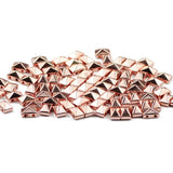 6/8mm Hematite Rectangle Pyramid Beads for DIY Jewelry Making