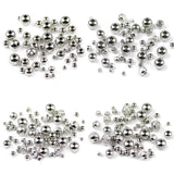 Stainless Steel Spacer Round Ball Beads 3/4/5/6/8MM Metal Charm Loose Beads
