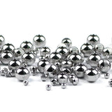 Stainless Steel Spacer Round Ball Beads 3/4/5/6/8MM Metal Charm Loose Beads