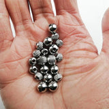 Stainless Steel Spacer Round Ball Beads 3/4/5/6/8MM Metal Charm Loose Beads