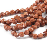 Natural SandStone 8mm Faceted Spacer Loose Beads for Jewelry Making