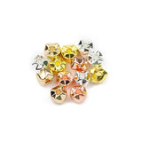 Hematite Stone Silver Gear Spacer Beads 5mm