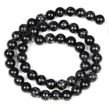 Cracked Veins Turquoise Charm Round Beads for Jewelry Making 4-12 MM