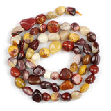 Egg Yolk Stone Smooth Gravel Spacer Beads 4mm~6mm for Jewelry Making