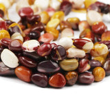 Egg Yolk Stone Smooth Gravel Spacer Beads 4mm~6mm for Jewelry Making
