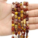 Egg Yolk Stone Smooth Gravel Spacer Beads 4mm~6mm for Jewelry Making