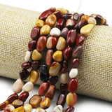 Egg Yolk Stone Smooth Gravel Spacer Beads 4mm~6mm for Jewelry Making