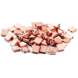 6MM Hematite Matte Square Pyramid Spacer Beads