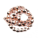 8mm Hematite Flat Round Spacers Beads for DIY Bracelets