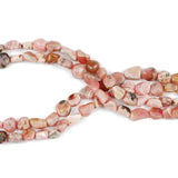 Argentina Rhodonite Natural Stone Gravel Beads 4-7mm