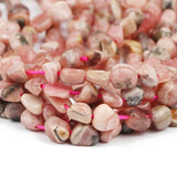 Argentina Rhodonite Natural Stone Gravel Beads 4-7mm